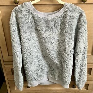 Love on a Hanger Textured Gray Sweater